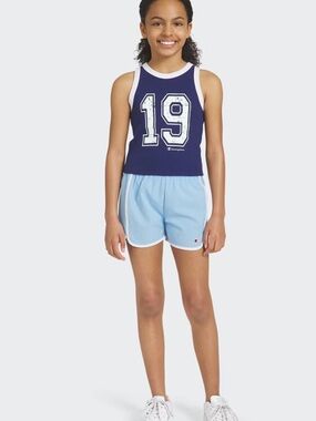 Champion Girls’ Navy Graphic Racerback‎ Tank XL
